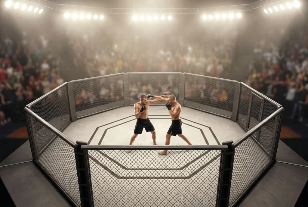 UFC-Five-Round-Hauptkampf im Octagon